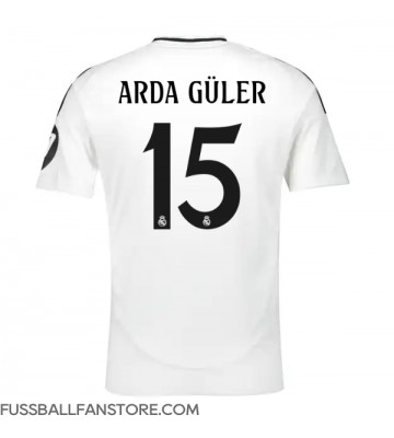 Real Madrid Arda Guler #15 Replik Heimtrikot 2024-25 Kurzarm